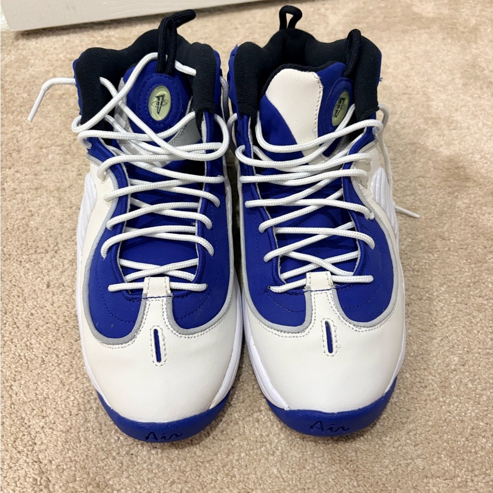 Nike Air Penny Sneakers – Blue/White – Boys 7Y – New Never Worn